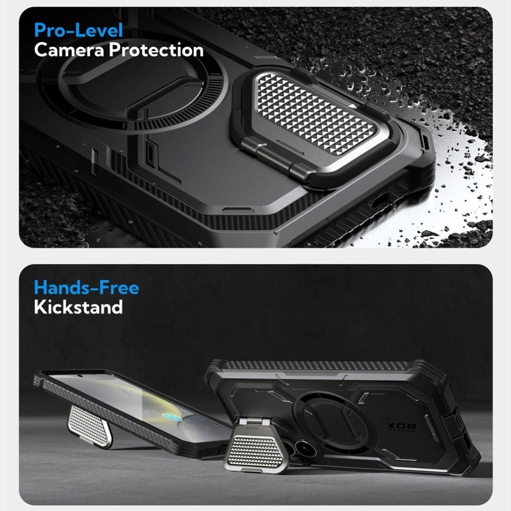 Supcase IBLSN Armorbox Samsung Galaxy S25+ (Plus) Deksel - MagSafe Kompatibel - Svart