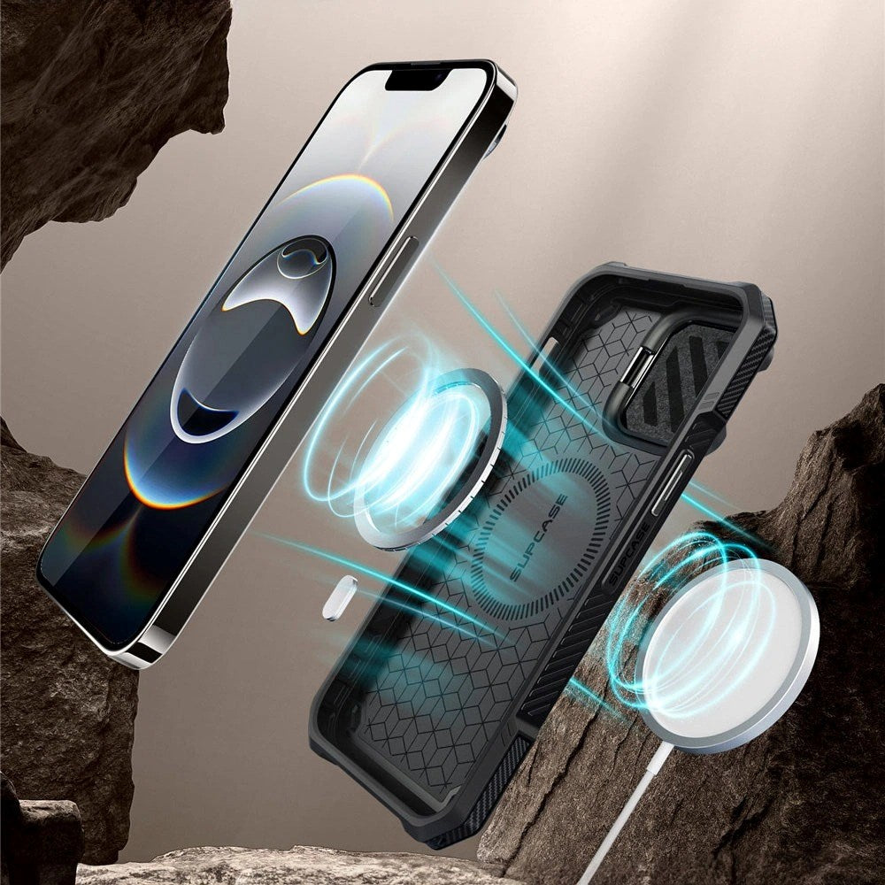 Supcase Unicorn Beetle XT Mag iPhone 17e / 16e Deksel - MagSafe Kompatibel - Svart
