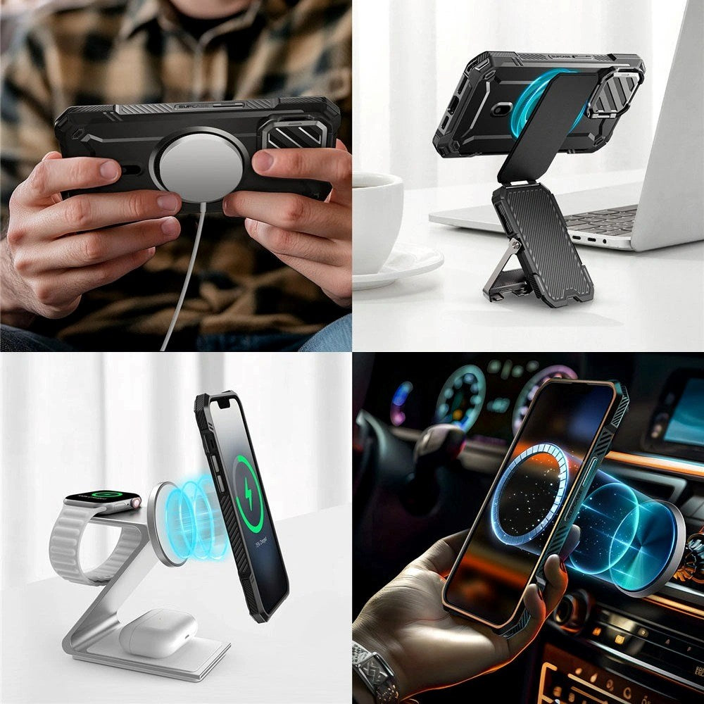 Supcase Unicorn Beetle XT Mag iPhone 17e / 16e Deksel - MagSafe Kompatibel - Svart
