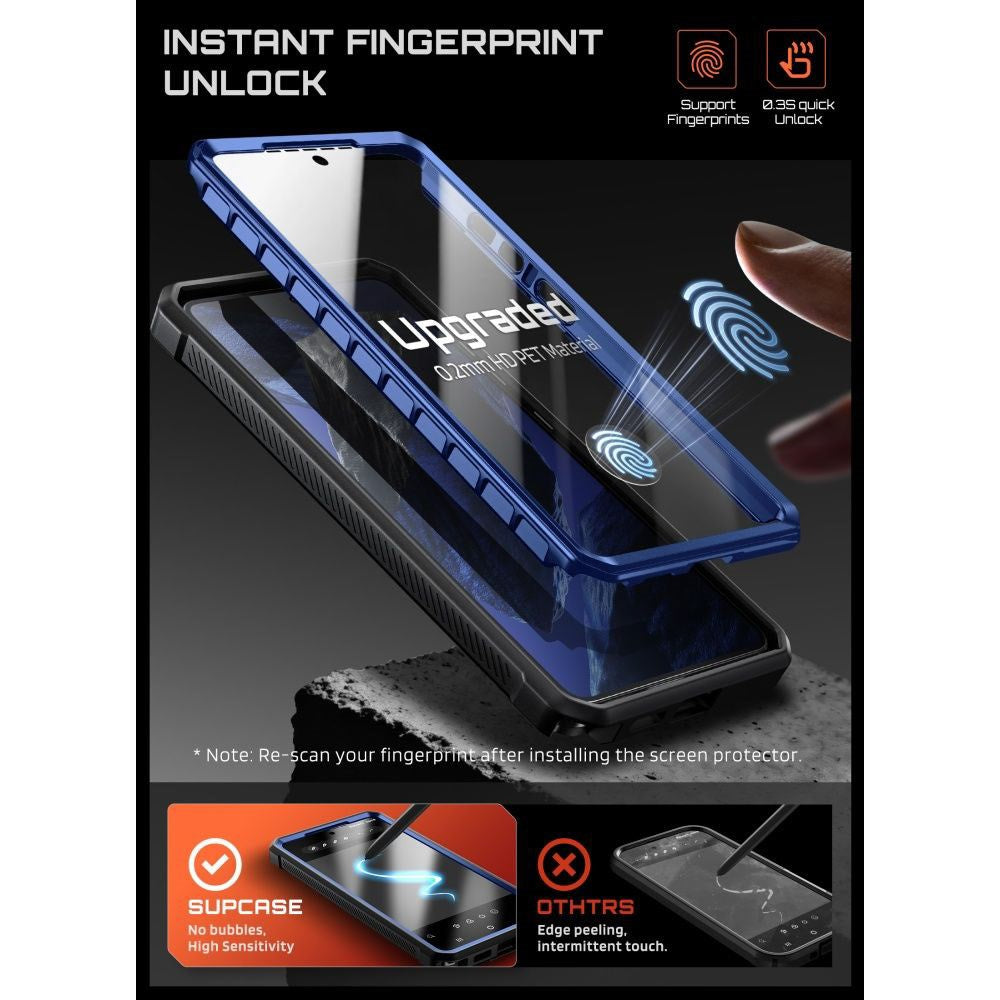 Samsung Galaxy S26 Ultra SUPCASE Unicorn Beetle Pro Mag Deksel m. 2x Front Ramme - MagSafe Kompatibel - Blå