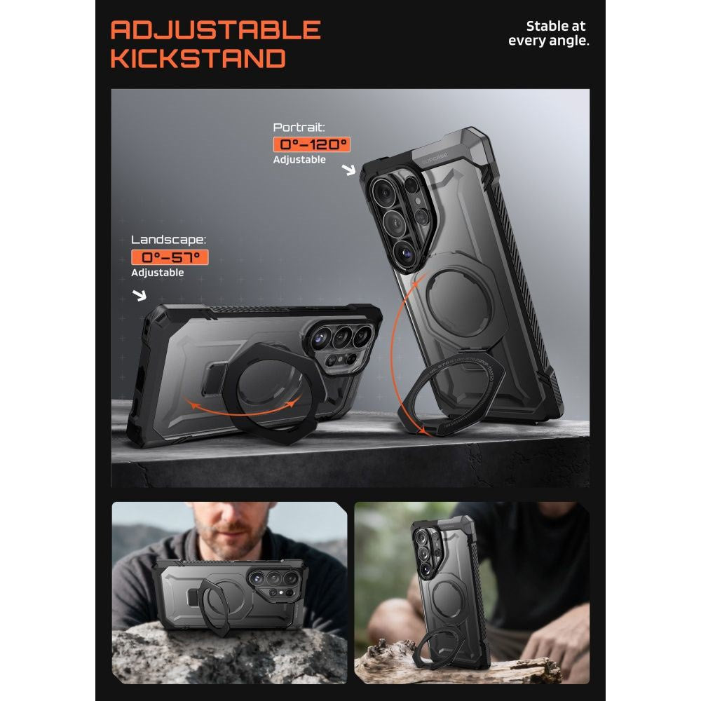 Samsung Galaxy S26 Ultra SUPCASE UB Grip Mag Deksel - MagSafe Kompatibel - Svart