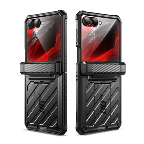 Samsung Galaxy Z Flip8 Supcase Unicorn Beetle Pro Deksel m. Kickstand - Svart