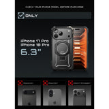 iPhone 18 Pro / 17 Pro Supcase UB Grip Mag Deksel - MagSafe Kompatibel - Svart