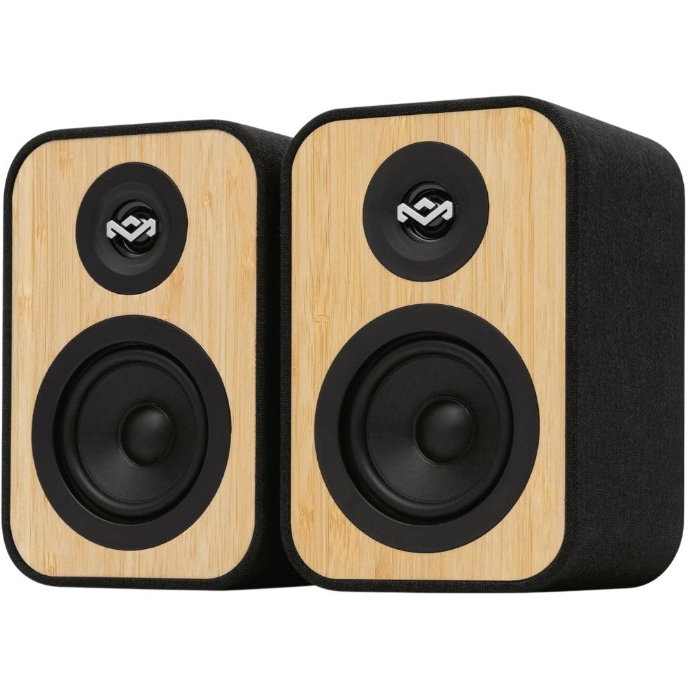 House of Marley Uplift Bookshelf Bluetooth Høyttaler - Svart / Lys Bambus