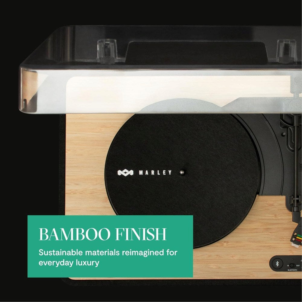 House of Marley Revolution Platespiller - Svart / Lys Bambus