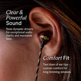 House of Marley Smile Jamaica USB-C In-Ear Hodetelefoner - Rasta