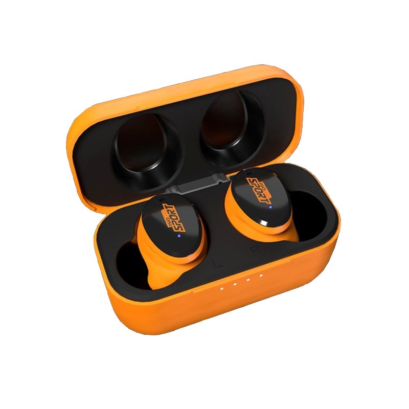 ISOTunes FREE Sport Caliber EN352 True Wireless Hørselsbeskyttelse - Svart / Oransje