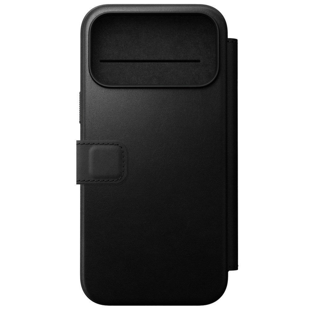 iPhone 18 Pro Max Nomad Modern Leather Folio Case - MagSafe Kompatibel - Black