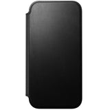 iPhone 18 Pro Max Nomad Modern Leather Folio Case - MagSafe Kompatibel - Black