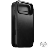 iPhone 18 Pro Nomad Modern Horween Leather Folio Case - MagSafe Kompatibel - Black