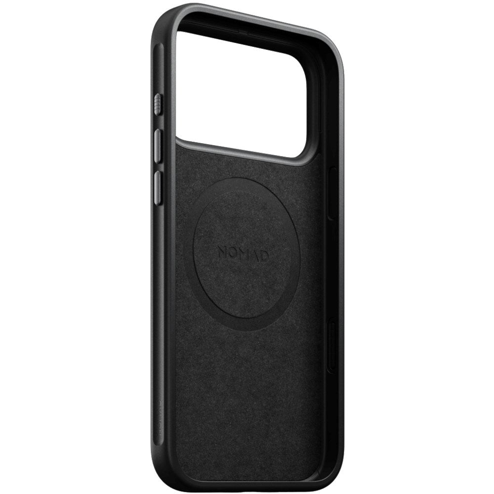iPhone 18 Pro Nomad Modern Leather Case - MagSafe Kompatibel - Black