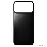 iPhone 18 Pro Nomad Magnetic Horween Leather Back Case - MagSafe Kompatibel - Black