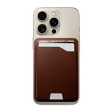 Nomad Ecco Leather Mag Wallet m. Apple Find My - MagSafe Kompatibel - Brown