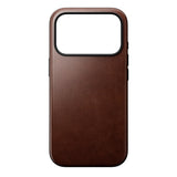Nomad iPhone 17 Pro Modern Horween Leather Case - MagSafe Kompatibel - Rustic Brown