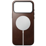 iPhone 18 Pro Max Nomad Traditional Horween Leather Case - MagSafe Kompatibel - Rustic Brown