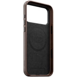 iPhone 18 Pro Max Nomad Traditional Horween Leather Case - MagSafe Kompatibel - Rustic Brown