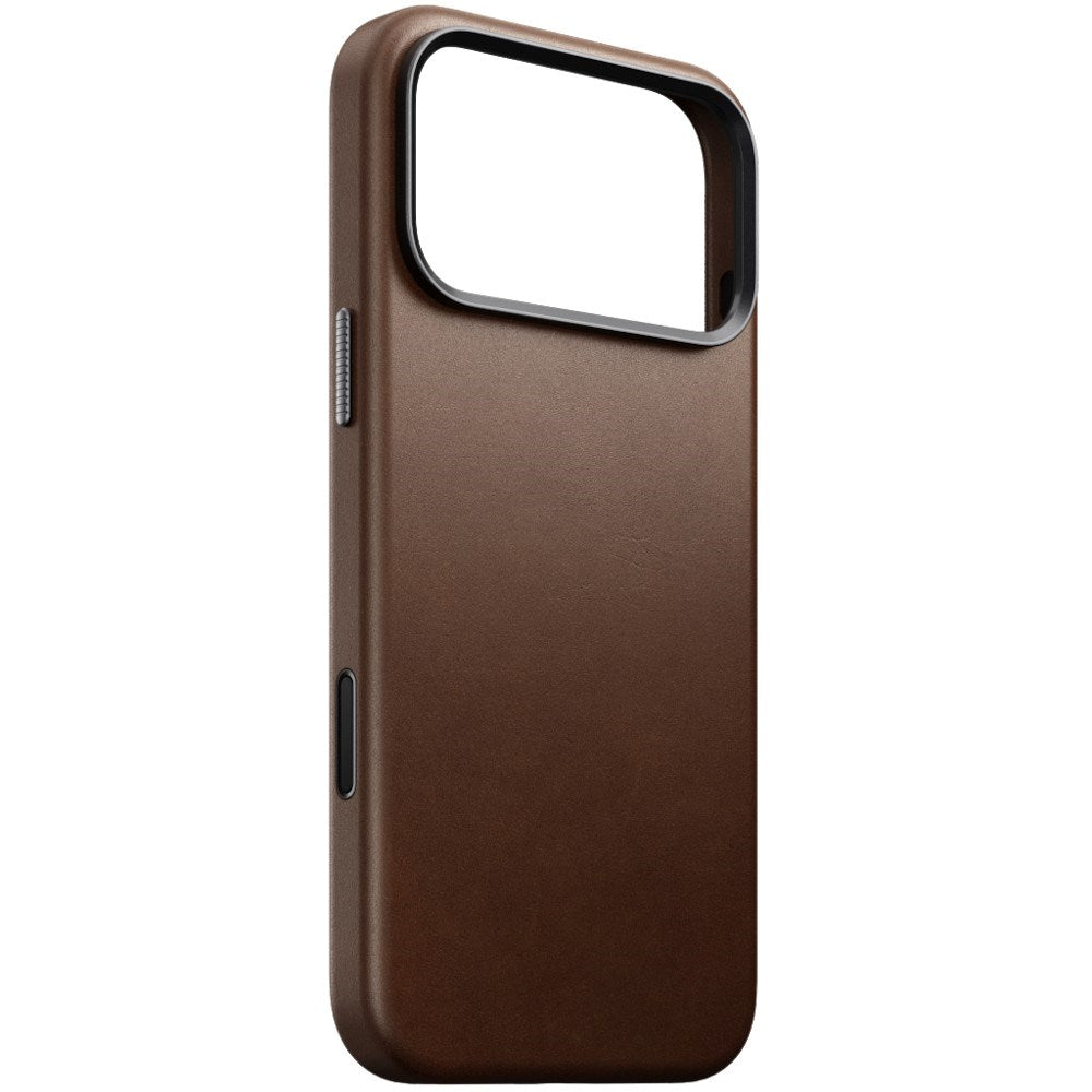 iPhone 18 Pro Max Nomad Traditional Leather Case - MagSafe Kompatibel - Brown
