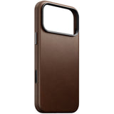iPhone 18 Pro Max Nomad Traditional Leather Case - MagSafe Kompatibel - Brown