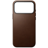 iPhone 18 Pro Max Nomad Traditional Leather Case - MagSafe Kompatibel - Brown