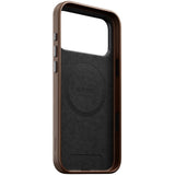 iPhone 18 Pro Nomad Traditional Leather Case - MagSafe Kompatibel - Brown