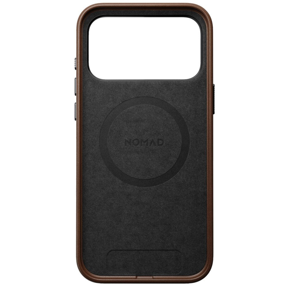 iPhone 18 Pro Max Nomad Traditional Leather Case - MagSafe Kompatibel - Brown