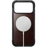 iPhone 18 Pro Max Nomad Rugged Horween Leather Case - MagSafe Kompatibel - Rustic Brown