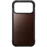 iPhone 18 Pro Max Nomad Rugged Horween Leather Case - MagSafe Kompatibel - Rustic Brown
