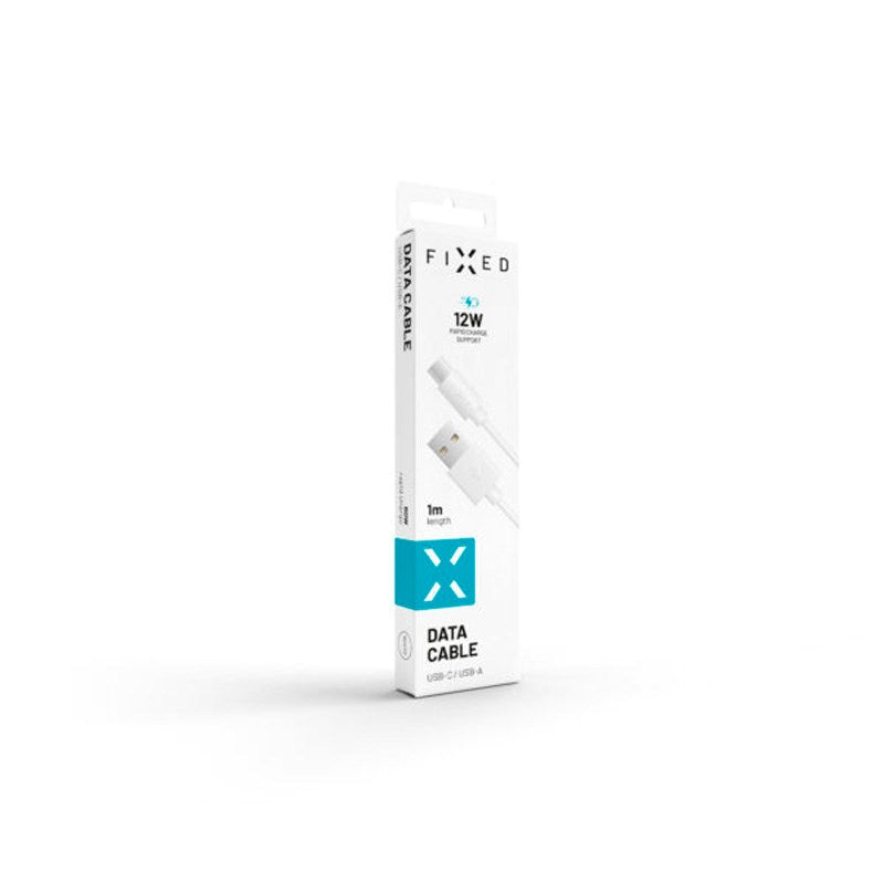 Fixed USB-A til USB-C Kabel 1m - Hvit