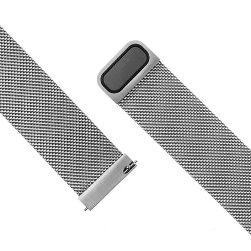 Fixed Universell Smartwatch Mesh Metall Rem (20mm) - Sølv