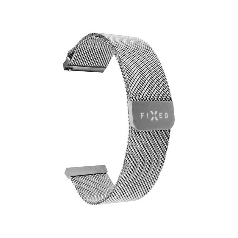 Fixed Universell Smartwatch Mesh Metall Rem (22mm) - Sølv