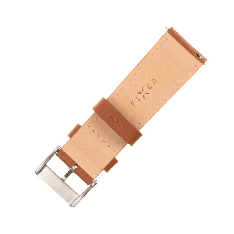 Fixed Universal Smartwatch Ekte Skinn Rem (20mm) - Brun
