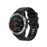 Fixed Universal Garmin 26mm Silikonstropp m. QuickFit - Svart