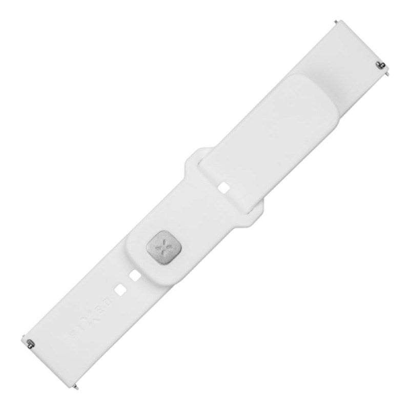 Fixed Universal Smartwatch Sporty Silikon Rem (20mm) - Hvit