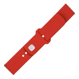 Fixed Universal Smartwatch Sporty Silikon Rem (22mm) - Rød