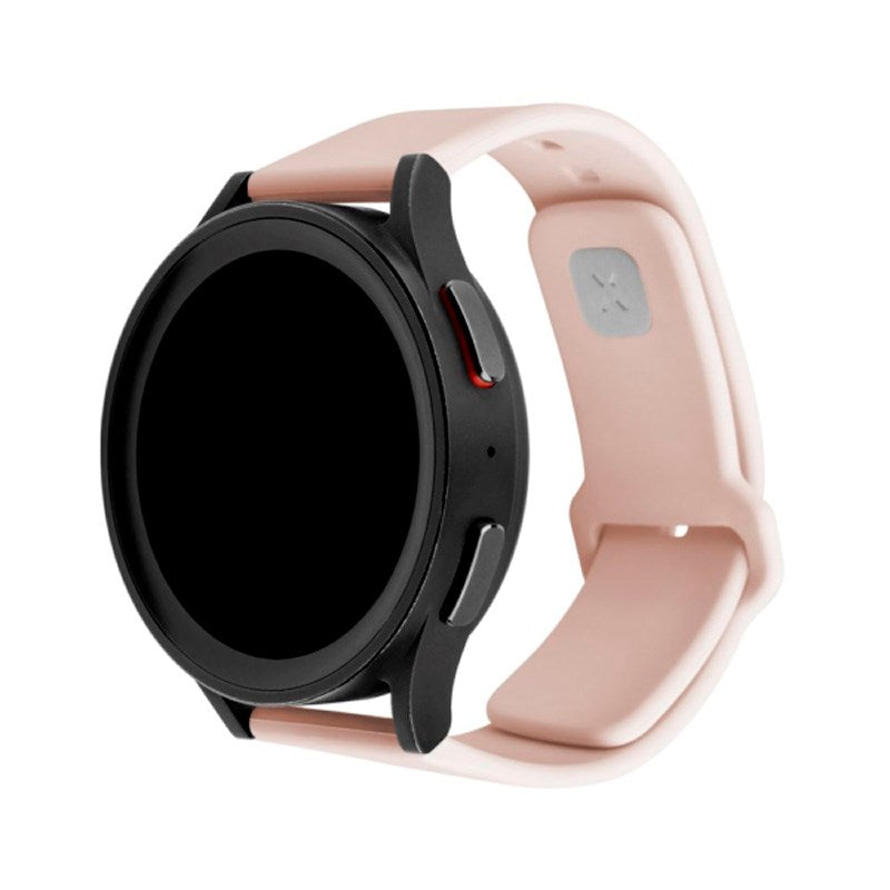 Fixed Universal Smartwatch Sporty Silikon Rem (22mm) - Rosa