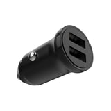 Fixed Mini Billader 2x USB-A / 1x Lightning Kabel 15W - 1m - Svart