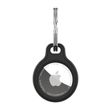 Fixed Apple AirTag 1. & 2. Gen. Silky Deksel m. Nøkkelring - Svart