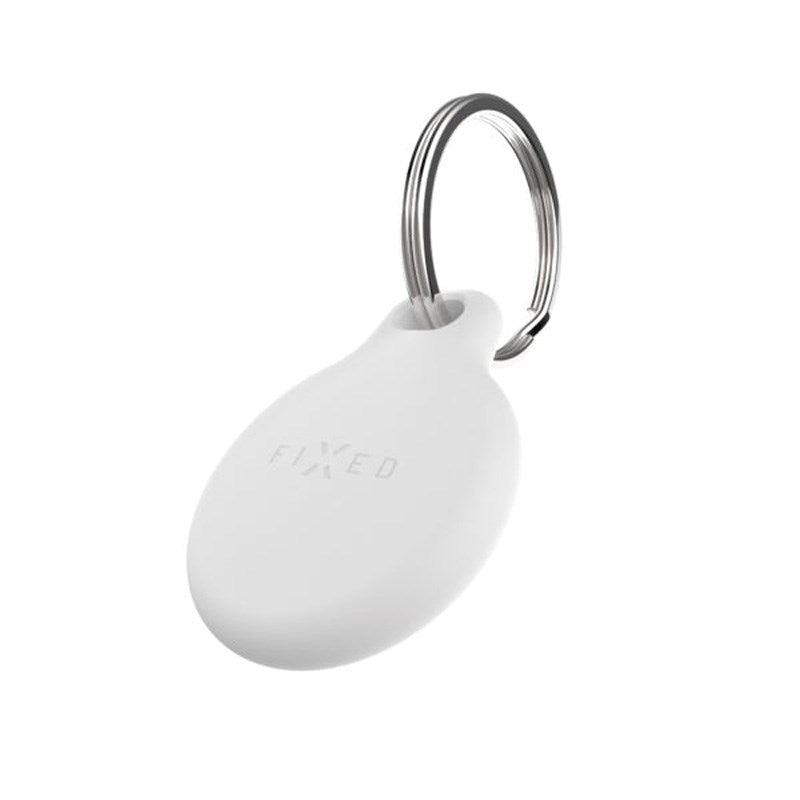 Fixed Silky Silikon Deksel til Apple AirTag 1. & 2. Gen. - Hvit