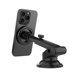 Fixed MagMount Magnetisk Telefonholder for Dashbord / Frontrute – MagSafe Kompatibel – Svart