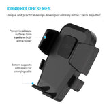 Fixed Iconiq Flex XL (Maks. Mobilbredde: 5,3 - 8,3 cm) Dashbord- / Frontrutetelefonholder - Svart