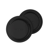 Fixed Silikon Sticker Deksel til Apple AirTag 1. & 2. Gen. - 2 stk - Svart