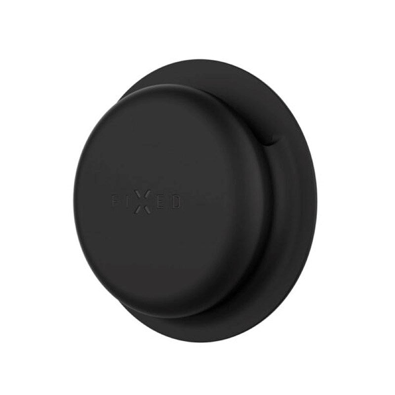 Fixed Silikon Sticker Deksel til Apple AirTag 1. & 2. Gen. - 2 stk - Svart