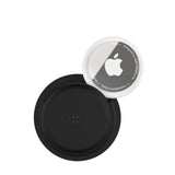 Fixed Silikon Sticker Deksel til Apple AirTag 1. & 2. Gen. - 2 stk - Svart