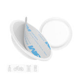 Fixed Silikon Sticker Deksel til Apple AirTag 1. & 2. Gen. - 2 stk - Hvit