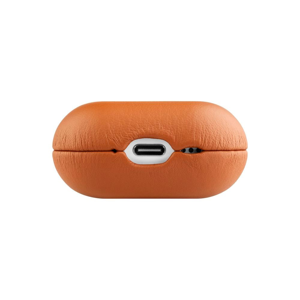 Fixed Apple AirPods (4. gen.) Ekte Skinn Deksel - Brun