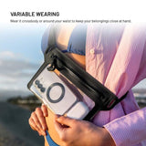Fixed Vanntett Belteveske (Maks. Mobile Mål: 200 x 138 mm) - Svart / Gjennomsiktig