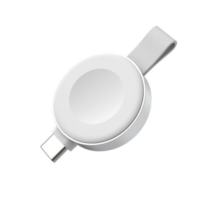 Fixed 5W Apple Watch Trådløs Lader med USB-C – Hvit