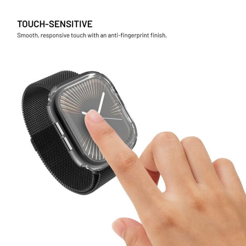 Apple Watch 11 / 10 (42mm) Fixed Deksel med Innebygd Skjermbeskytter - Gjennomsiktig