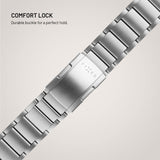 Fixed Apple Watch (42/44/SE/45/46/49) Titanium Rem- Grå