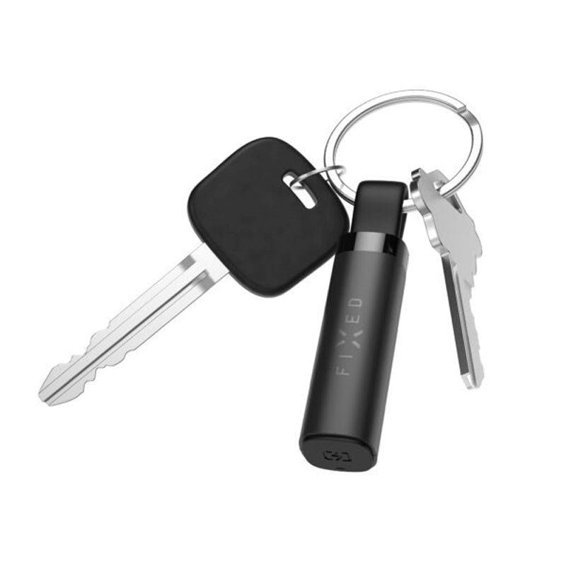 Fixed Sporingsenhet med USB-C-Lading – Apple Find My Kompatibel – Svart